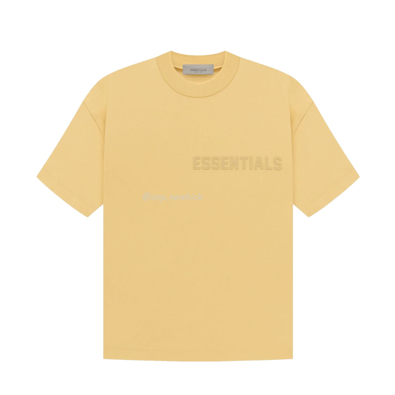 Fear Of God Essentials Fog Logo Letter Short Sleeve T Shirt Plum Purple (11) - www.newkick.vip